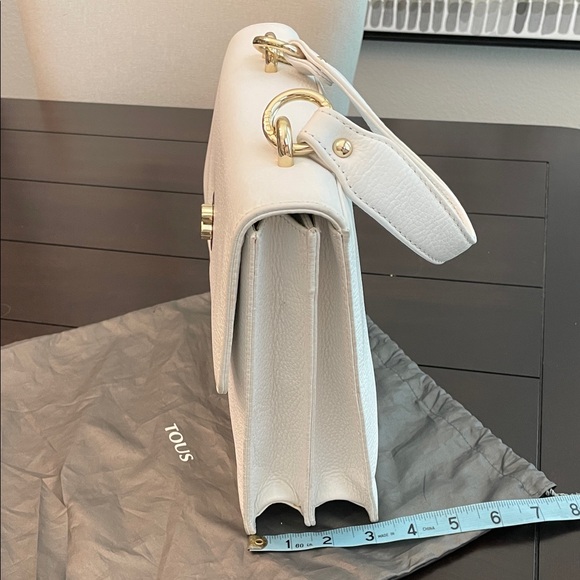 Tous Cream Handbag with Gold Details - Picture 14 of 15